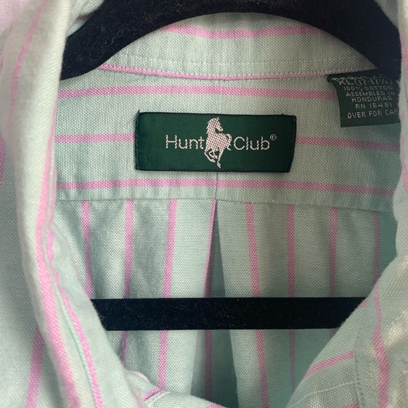Vintage 80s/90s Hunt Club Pastel Mens Button-Up Shirt size XL - Picture 3 of 7